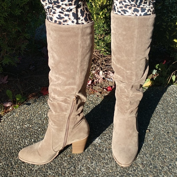 Target Shoes - Tall half zip boots Size 10
